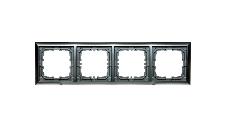 KOS66 Ramka poczwórna grafit 666084