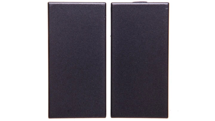 KOS66 Klawisz podwójny 2szt. 22,5x45 grafit 666080