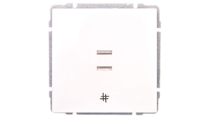 KOS66 Łącznik krzyżowy podświetlany biały 620417