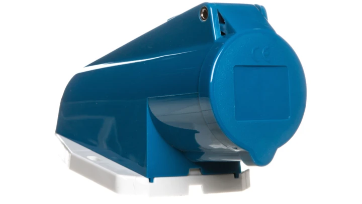 Gniazdo stałe 3P 16A 230V niebieskie IP44 1178 MEN1178