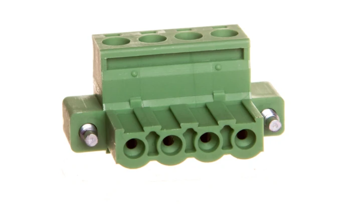 Łącznik wtykowy do płytek drukowanych 4-bieguny zielony MSTB 2,5/ 4-STF-5,08 1778001 /100szt./