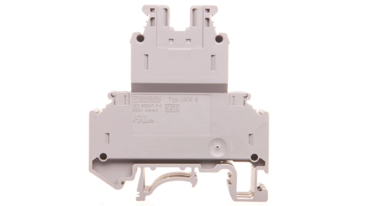 Złączka szynowa 2-piętrowa 0,2-4mm2 szara UKK 5 2774017 /50szt./