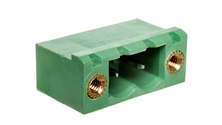 Gniazdo pinowe 2P 320V 12A zielone MSTBV 2,5/ 2-GF-5,08 1777073 /250szt./