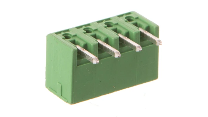 Gniazdo pinowe do płytek drukowanych 4P 160V 8A raster 3,8mm zielone MC 1,5/ 4-G-3,81 1803293 /250szt./