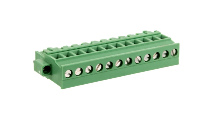 Wtyk śrubowy do płytek drukowanych 12P zielony MVSTBR 2,5/12-STF-5,08 1835193 /50szt./