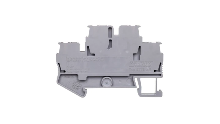 Złączka szynowa 2-piętrowa, 4 przewodowa 0,08-4mm2 szara STTB 2,5 3031270 kolor: szary