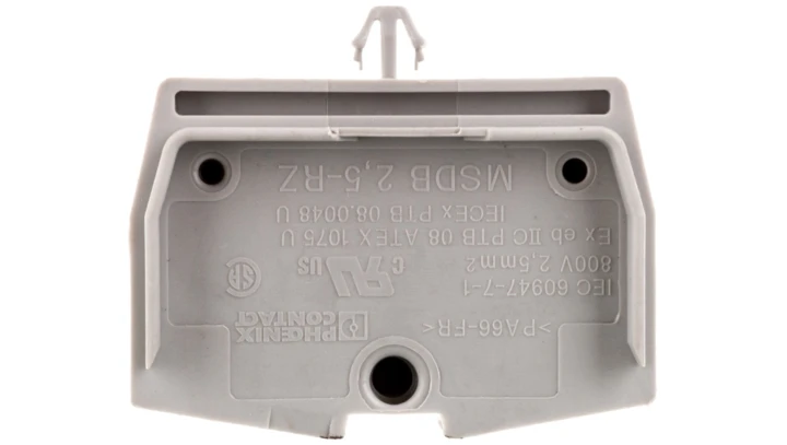 Złączka przelotowa 2,5mm2 szara MSDB 2,5-RZ 3244339 /50szt./