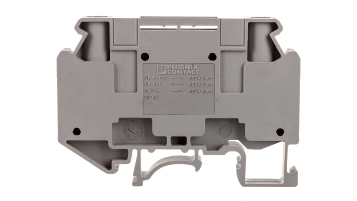 Złączka szynowa rozłączalna 10mm2 szara UK 6-T-P 3072800 /50szt./