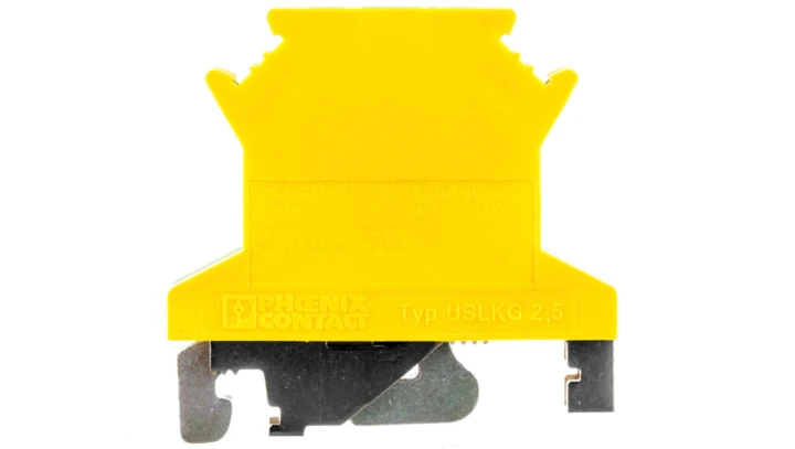 Złączka szynowa ochronna 2-przewodowa 0,2-4mm2 zielono-żółta USLKG 2.5 0441025