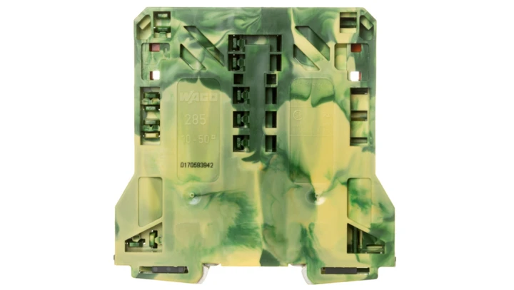 Złączka 2-przewodowa 50mm2 żółto-zielona 285-157