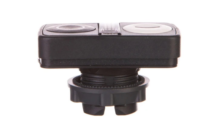 Naped przycisku podwójny czarny /O-I/ z podświetleniem z samopowrotem ZB5AW7A1721