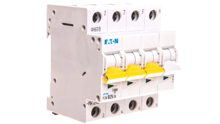 Wyłącznik nadprądowy 3P+N B 25A 10kA AC PLSM-B25/3N-MW 242519