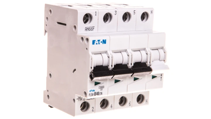 Wyłącznik nadprądowy 3P+N B 40A 10kA AC PLSM-B40/3N-MW 242521