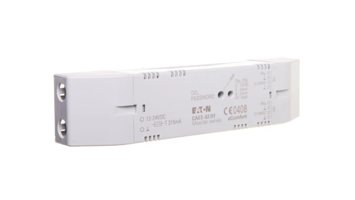 xComfort Nadajnik z wejściami analogowymi 0-10VDC, 0-20mA, 4-20mA, PT1000 CAEE-02/01 112240