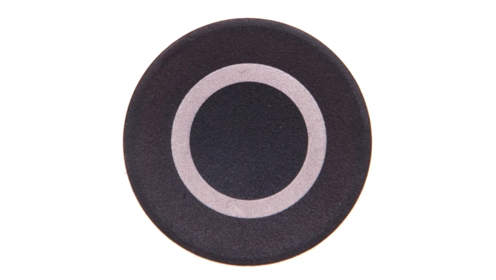 Wkładka przycisku 22mm płaska czarna z opisem O M22-XD-S-X0 218154