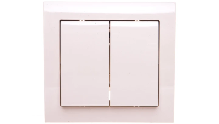 KIER Łącznik schodowy + pojedynczy beżowy ŁP-9W/01