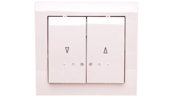 KIER Łącznik żaluzjowy z podświetleniem beżowy ŁP-7WS/01