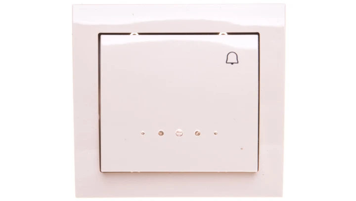 KIER Przycisk /dzwonek/ z podświetleniem beżowy ŁP-6WS/01