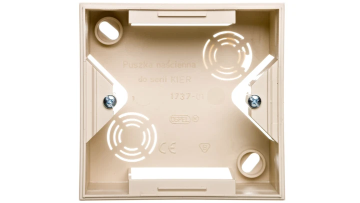KIER Puszka natynkowa beżowa PNP-W/01
