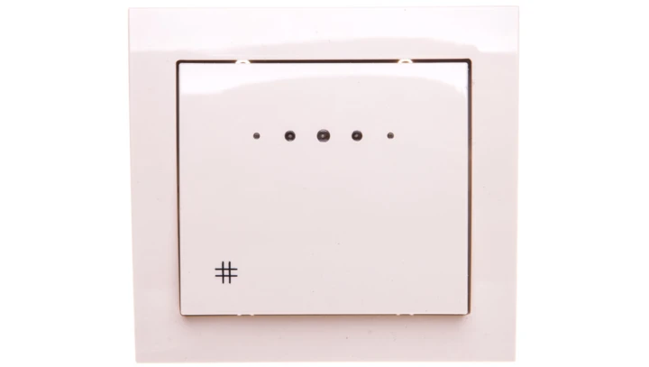 KIER Łącznik krzyżowy z podświetleniem beżowy ŁP-4WS/01