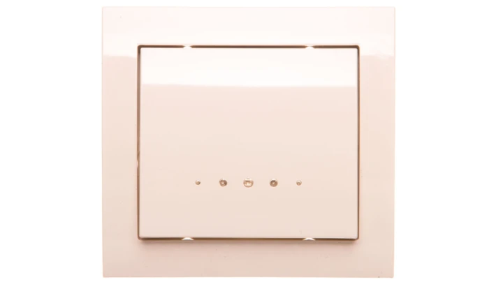 KIER Łącznik kontrolny z podświetleniem beżowy ŁP-12WS/01