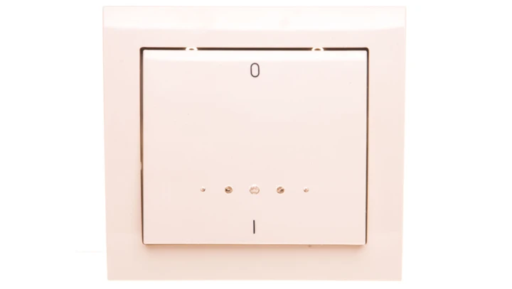 KIER Łącznik podwójny z podświetleniem beżowy ŁP-11WS/01