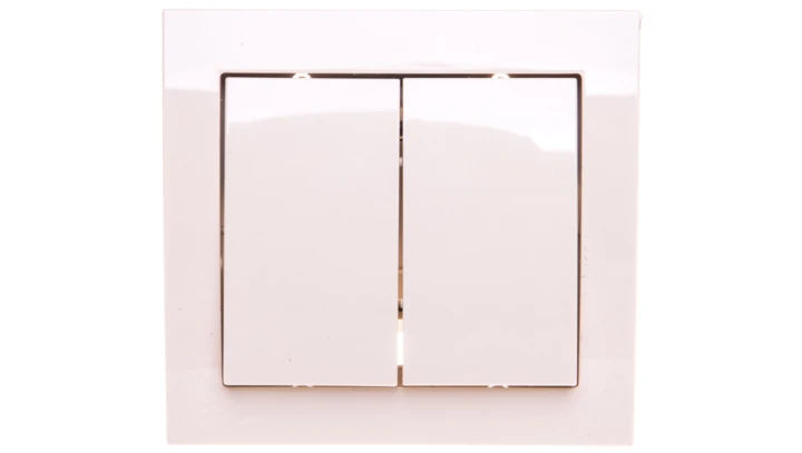 KIER Łącznik schodowy podwójny beżowy ŁP-10W/01