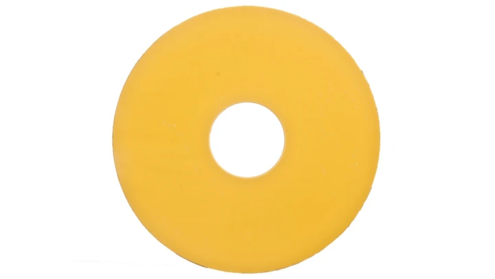 Tabliczka opisowa żółta okrągła SR-GE 063264