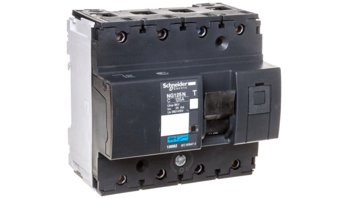 Wyłącznik nadprądowy 4P C 125A 25kA AC NG125N 18662