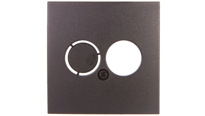 Berker B1/B5/B7 GLAS Plakietka do gniazda głośnikowego z płytką nośną do przyłaczy miniaturowych antracytowa 11961606