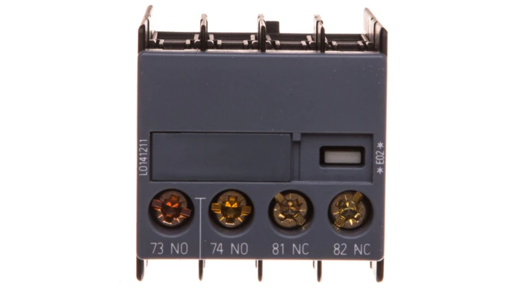 Styki pomocnicze 1Z 1R montaż czołowy S00 do S3 przył śrubowe od dołu SIRIUS 3RH2911-1MA11