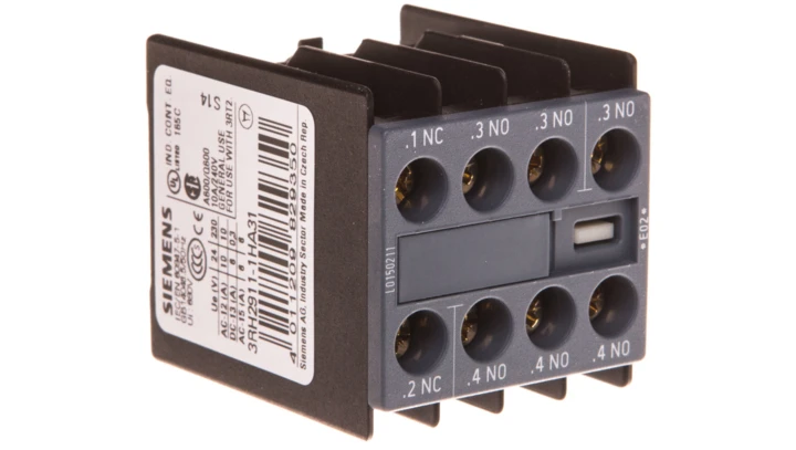 Styki pomocnicze 3Z 1R montaż czołowy S00 do S3 przył śrubowe SIRIUS 3RH2911-1HA31