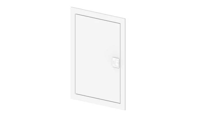 Drzwi do rozdzielni 2/28 metalowe z ramą kompletne MSF 2000-02