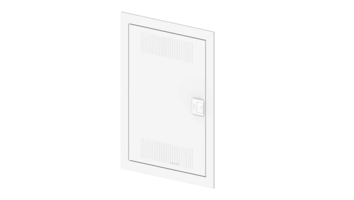 Drzwi do rozdzielni 2/28 MULTIMEDIA metalowe z ramą kompletne MSF 2000-12