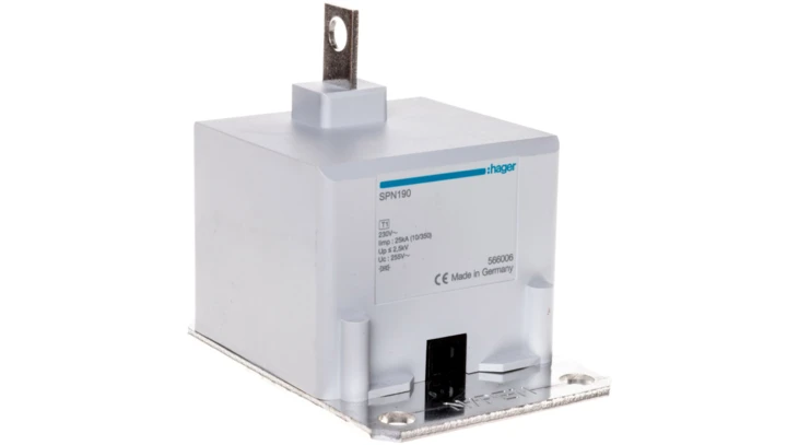 Ogranicznik przepieć kombinowany z bezpiecznikiem Typ T1 1P N-PE 25kA 2,5kV SPN190