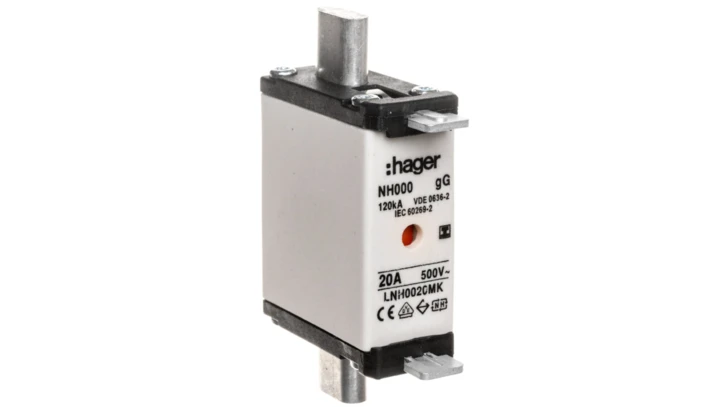 Wkładka bezpiecznikowa NH000 20A gG 500V WT-000 LNH0020MK