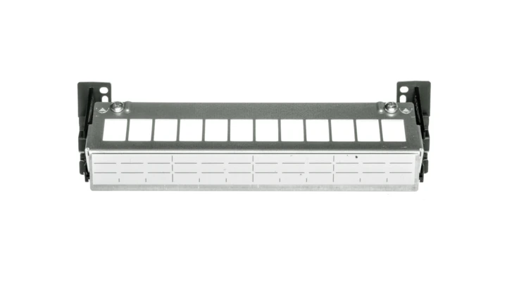 Złącze modułowe 12xRJ45 Keystone na szynę FZ12MK