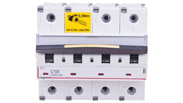 Wyłącznik nadprądowy 4P C 100A 10/16kA AC S314 DX3 409363