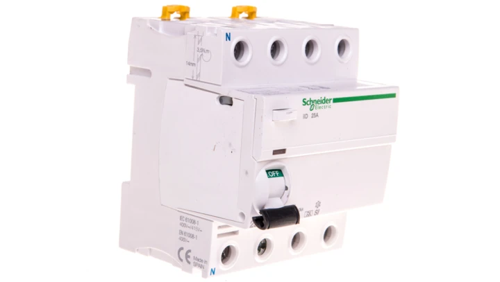 Wyłącznik różnicowoprądowy 4P 25A 0,03A typ A-SI iID A9R61425