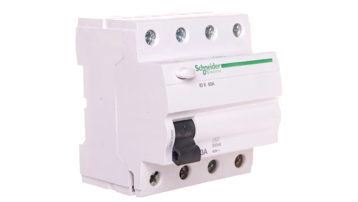 Wyłącznik różnicowoprądowy 4P 63A 0,3A typ AC ID K A9Z06463