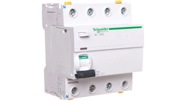 Wyłącznik różnicowoprądowy 4P 100A 0,3A typ AC iID A9Z14491