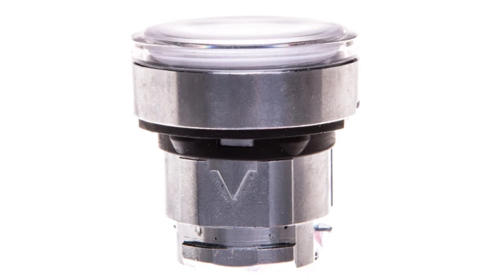 Napęd przycisku biały z podświetleniem bez samopowrotu ZB4BH013