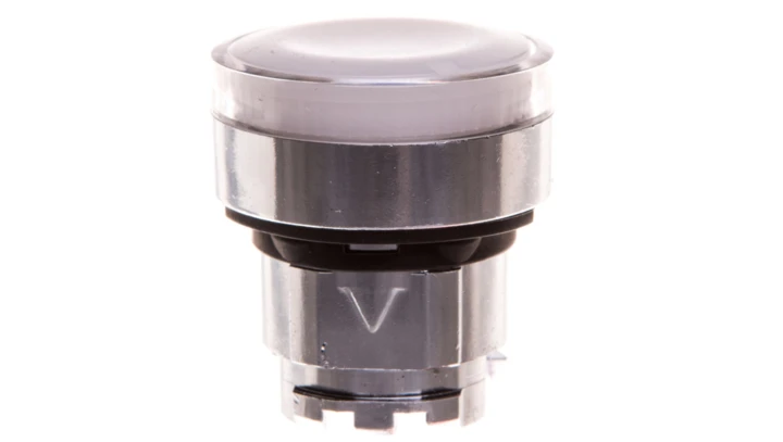 Napęd przycisku biały z podświetleniem z samopowrotem ZB4BW31