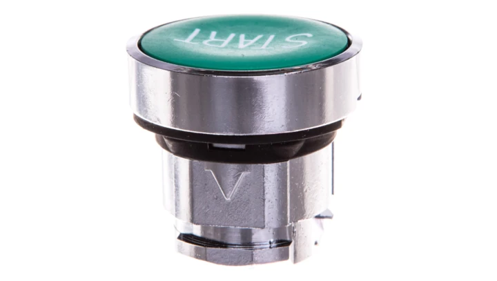 Napęd przycisku zielony /START/ bez podświetlenia z samopowrotem ZB4BA333