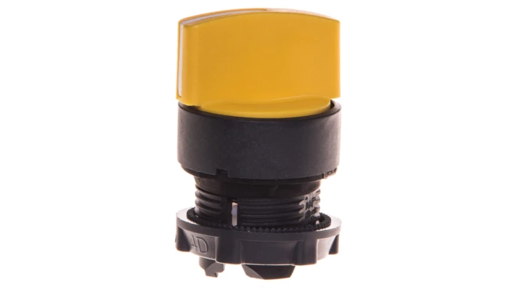 Napęd przełącznika 2 położeniowy żółty bez podświetlenia bez samopowrotu ZB5AD205