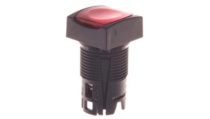 Napęd przycisku czerwony z podświetleniem z samopowrotem ZB6CW4