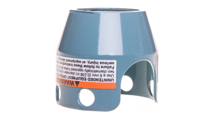 Osłona metalowa dla przycisku grzybkowego 40mm blokada na kłódkę ZBZ1606