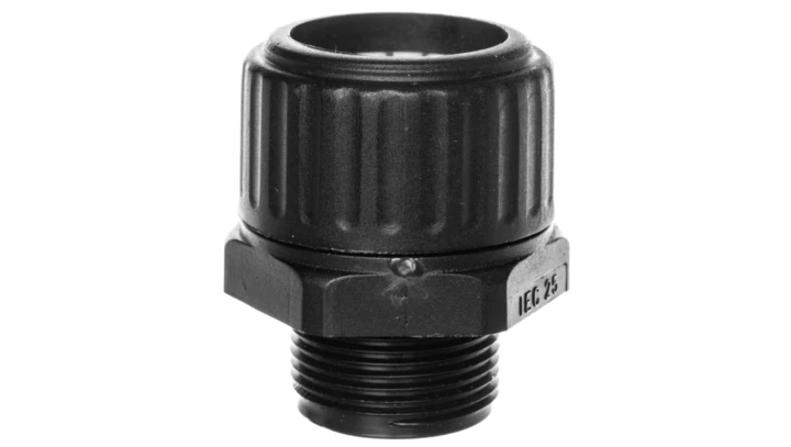Dławnica do węża osłonowego M25 IP65 SILVYN HG-M 25x1,5 czarna 55501630 /50 szt./