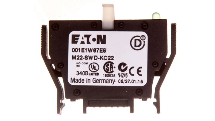 Styk pomocniczy 2P montaż czołowy SmartWire-DT 115996