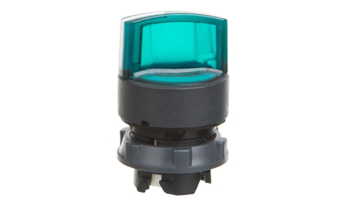 Napęd przełącznika 2 położeniowy zielony z podświetleniem z samopowrotem ZB5AK1433